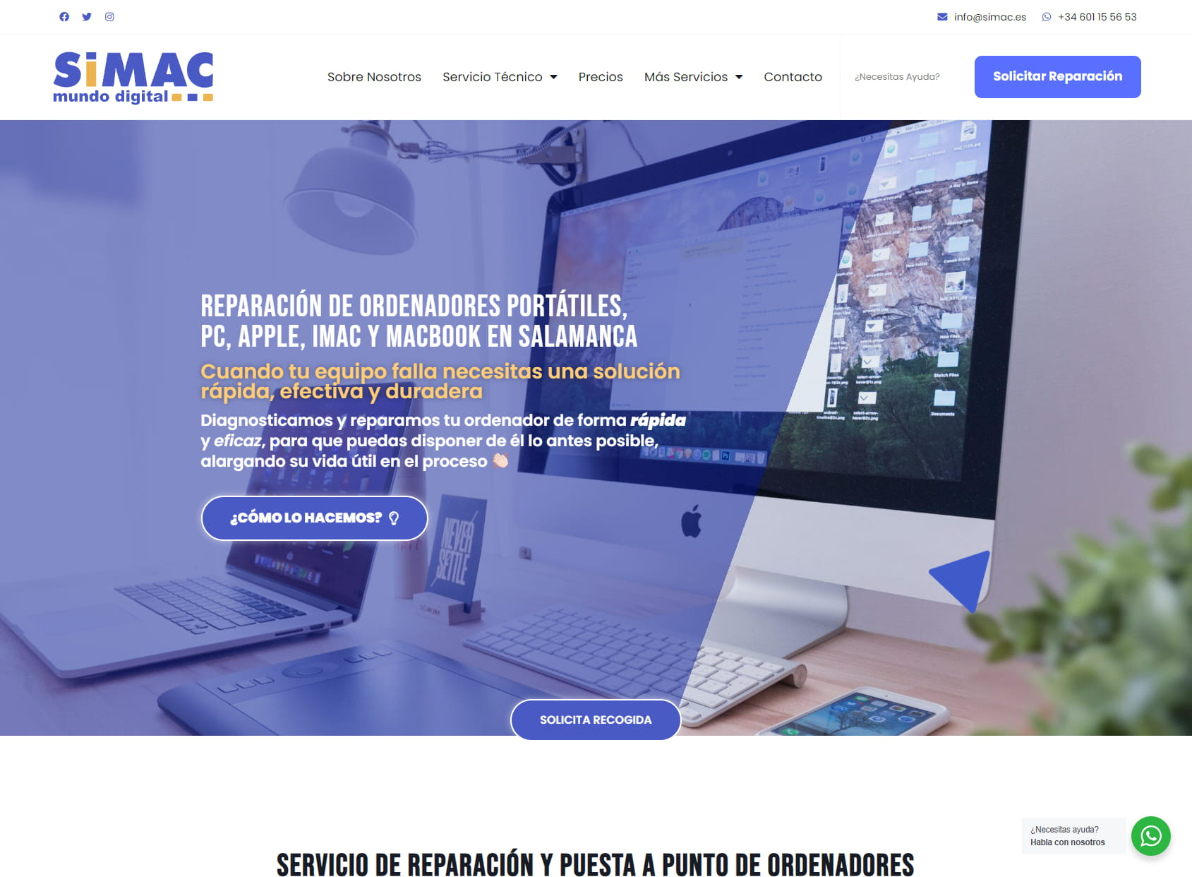 ▷ SIMAC Mundo Digital - Reparación de ordenadores portátiles, Apple, iMac y MacBooks en Salamanca