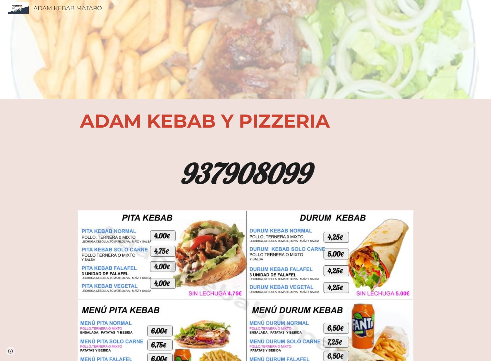 ADAM Kebab y Pizzeria mataro