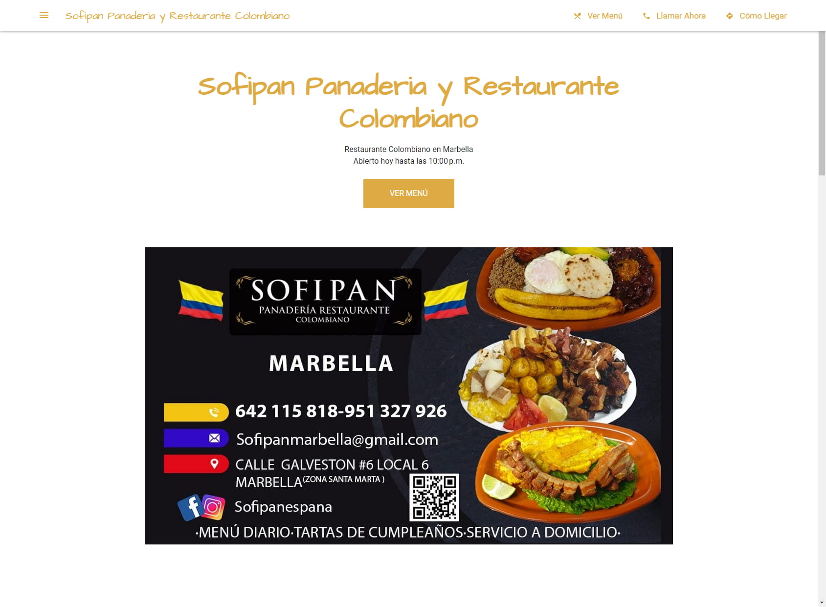 Sofipan Panaderia y Restaurante Colombiano