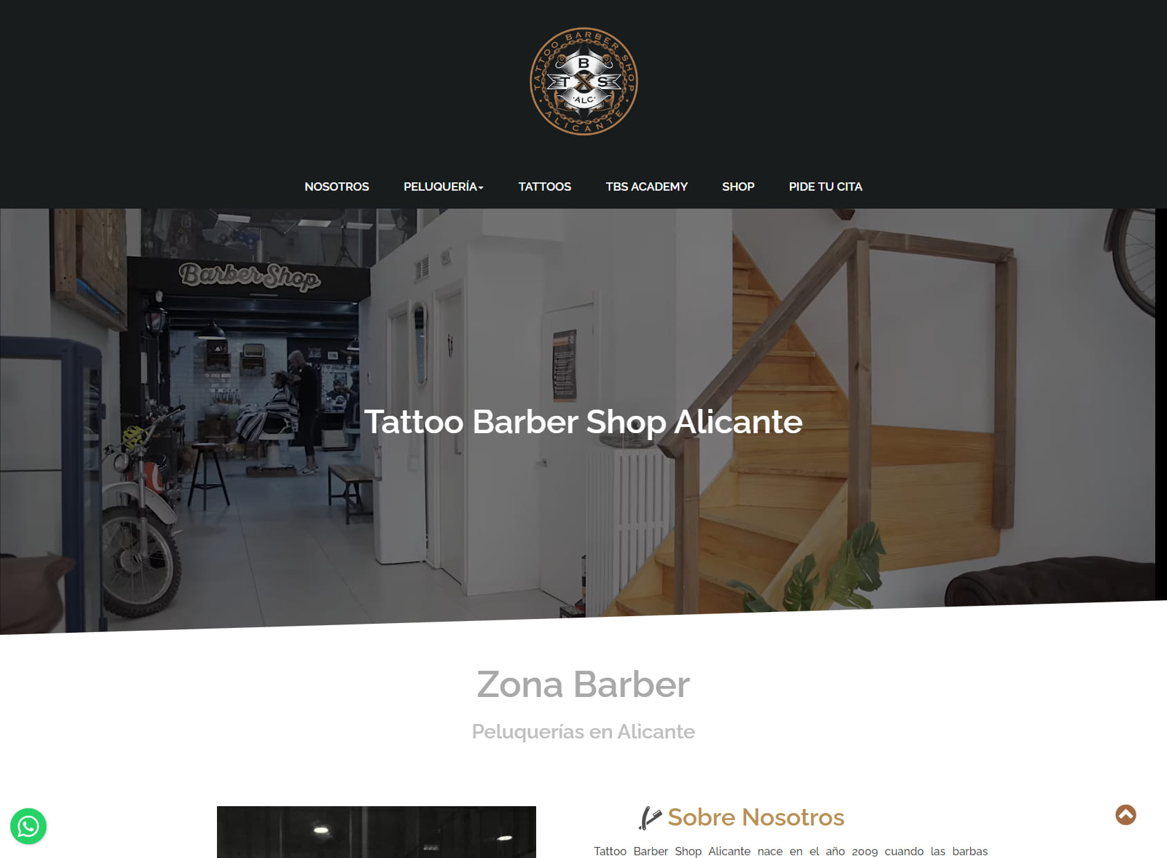 TBS Alicante - Tattoo Barber Shop Alicante - Tatuaje Barbería