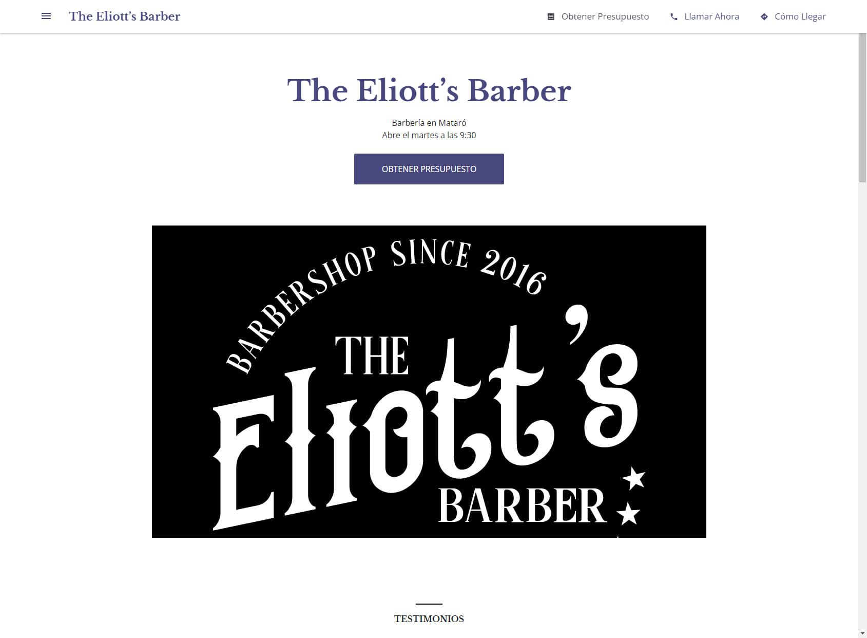 The Eliott’s Barber