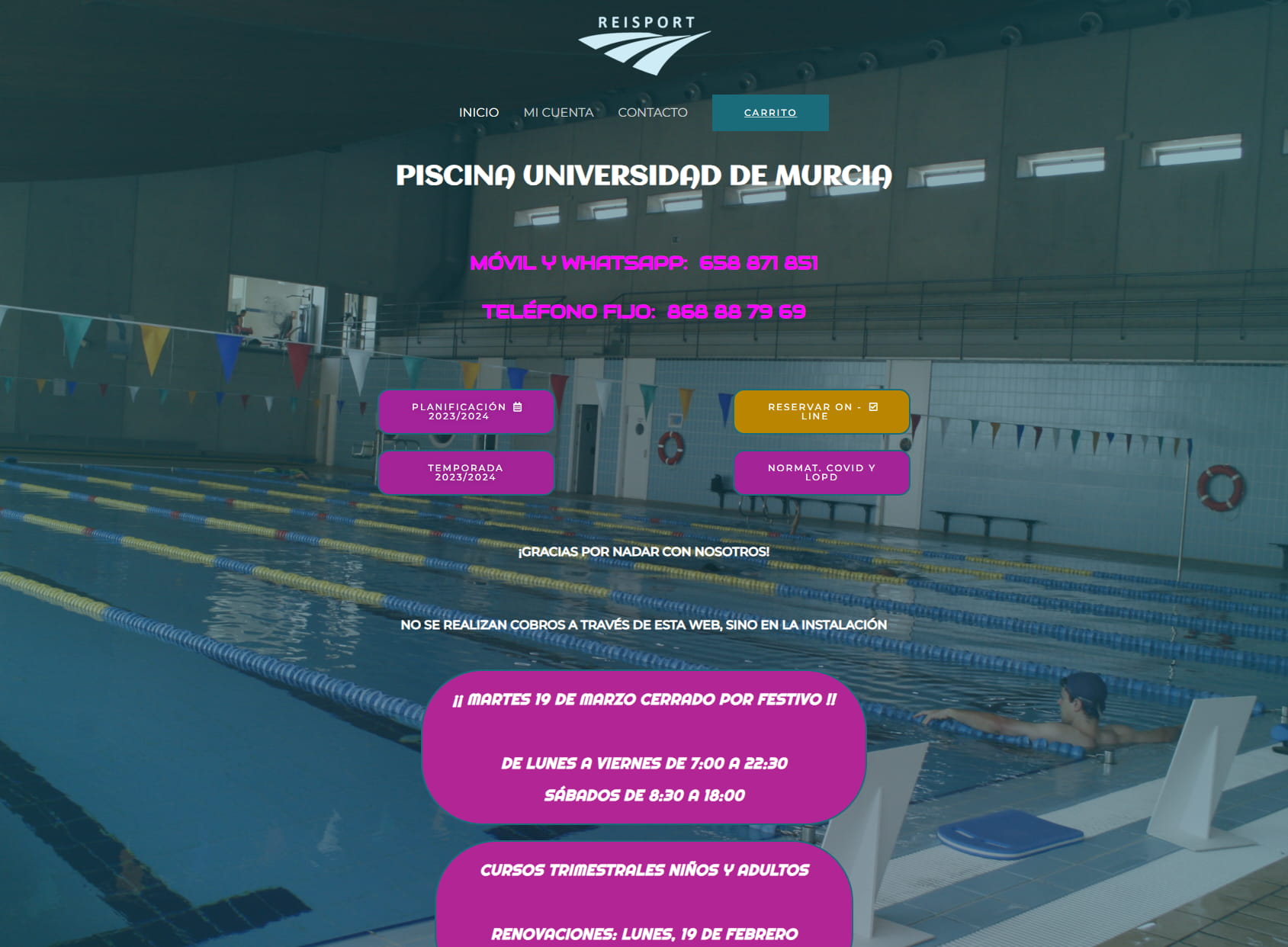 Murcia University Swimming Pool