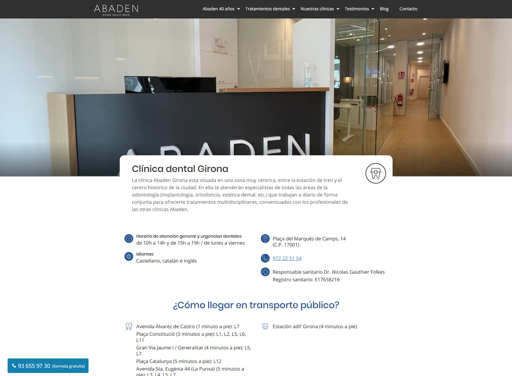 Abaden Dentistas | Clínica Dental Girona