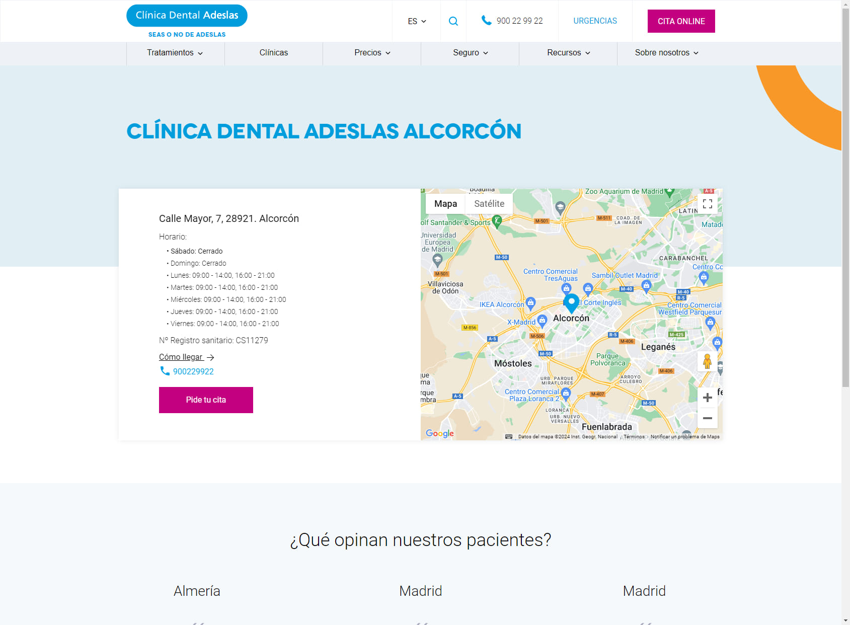Adeslas Dental Clinic Alcorcón