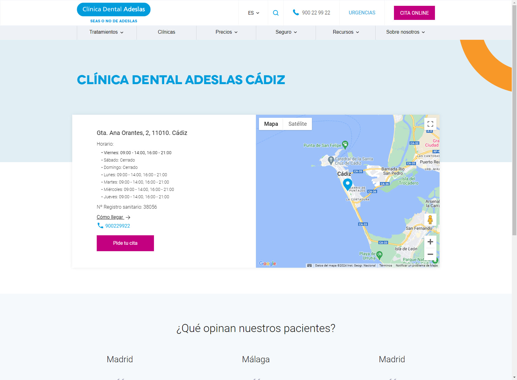 Adeslas Dental Clinic Cádiz