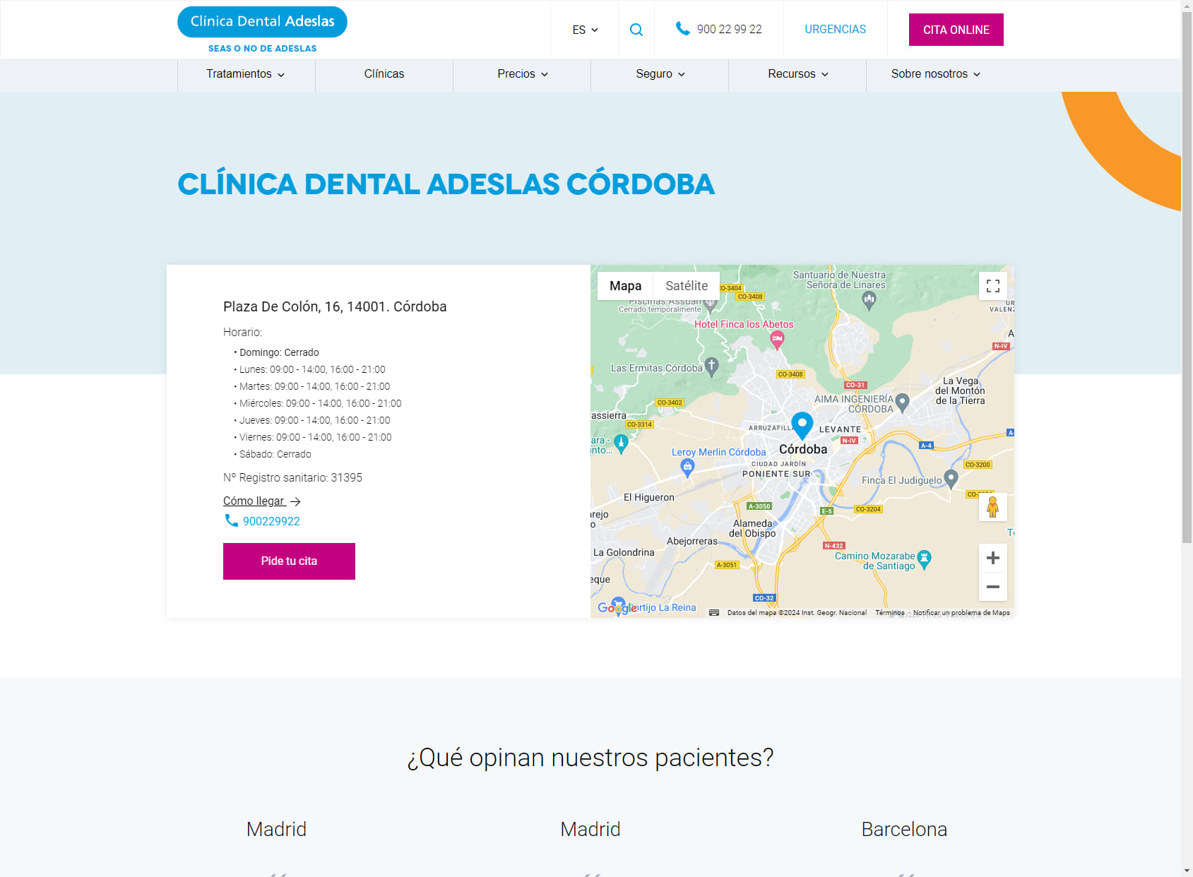 Córdoba Adeslas Dental Clinic