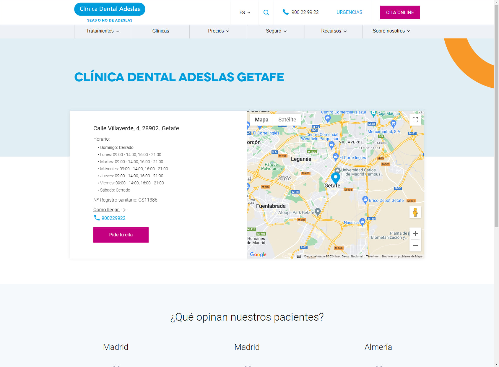 Adeslas Dental Clinic Getafe