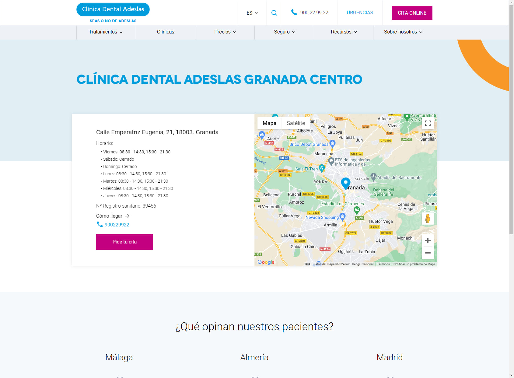 Clínica Dental Adeslas