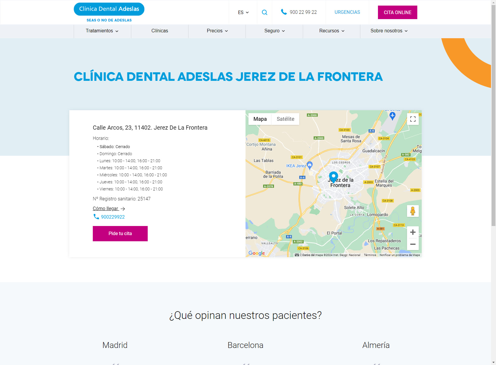 Adeslas Dental Clinic Jerez de la Frontera