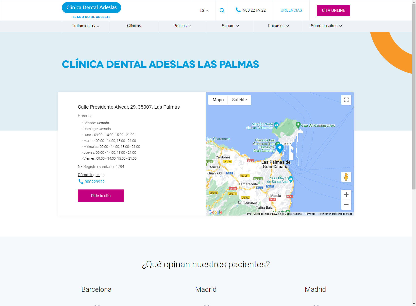 Adeslas Dental Clinic Las Palmas
