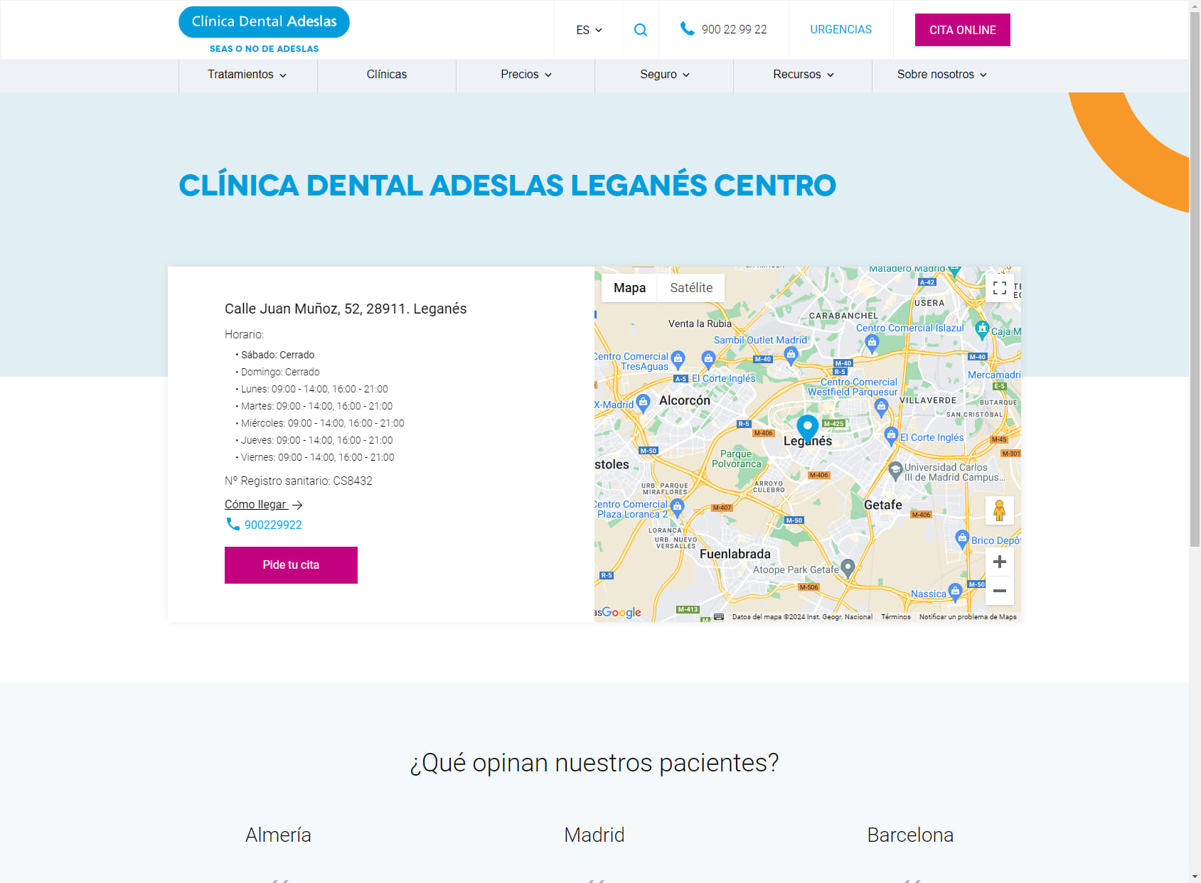 Clínica Dental Adeslas Centro