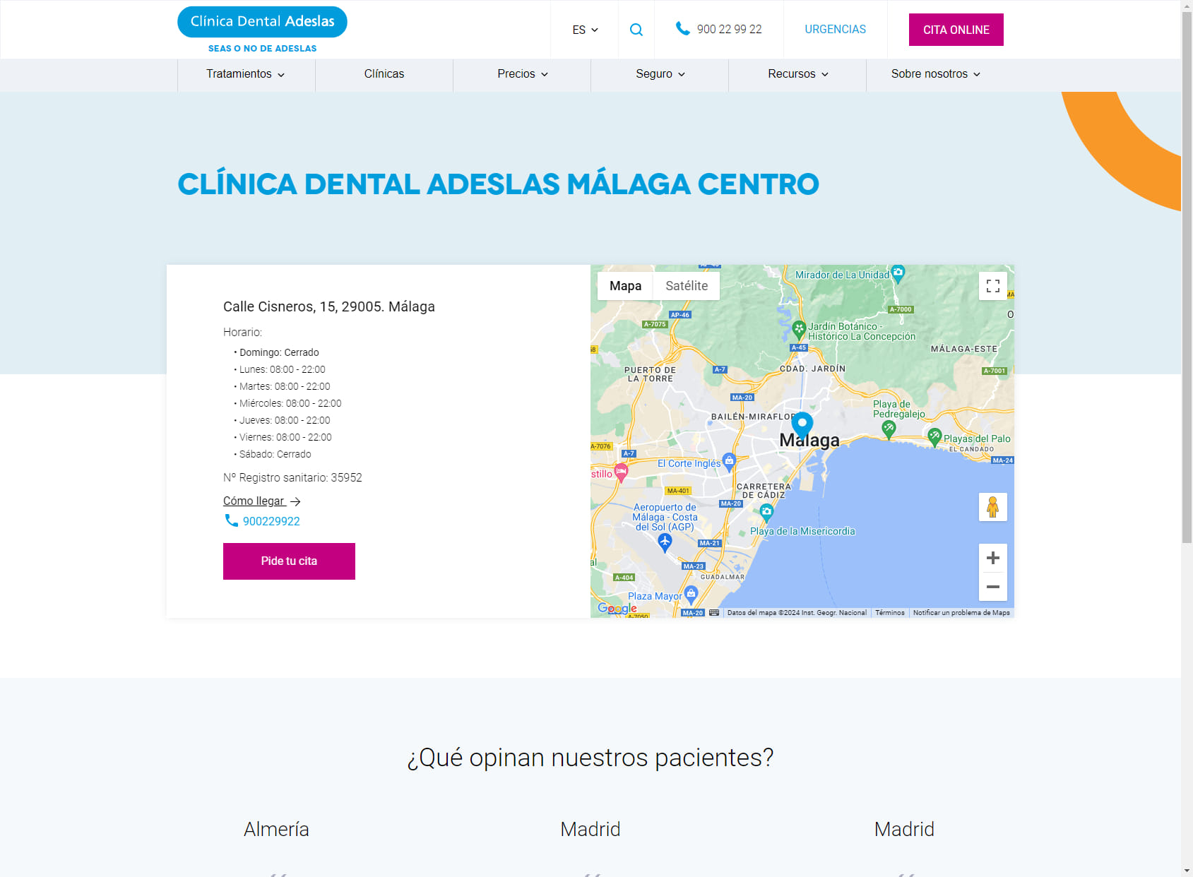 Adeslas Dental Clinic Malaga Centro