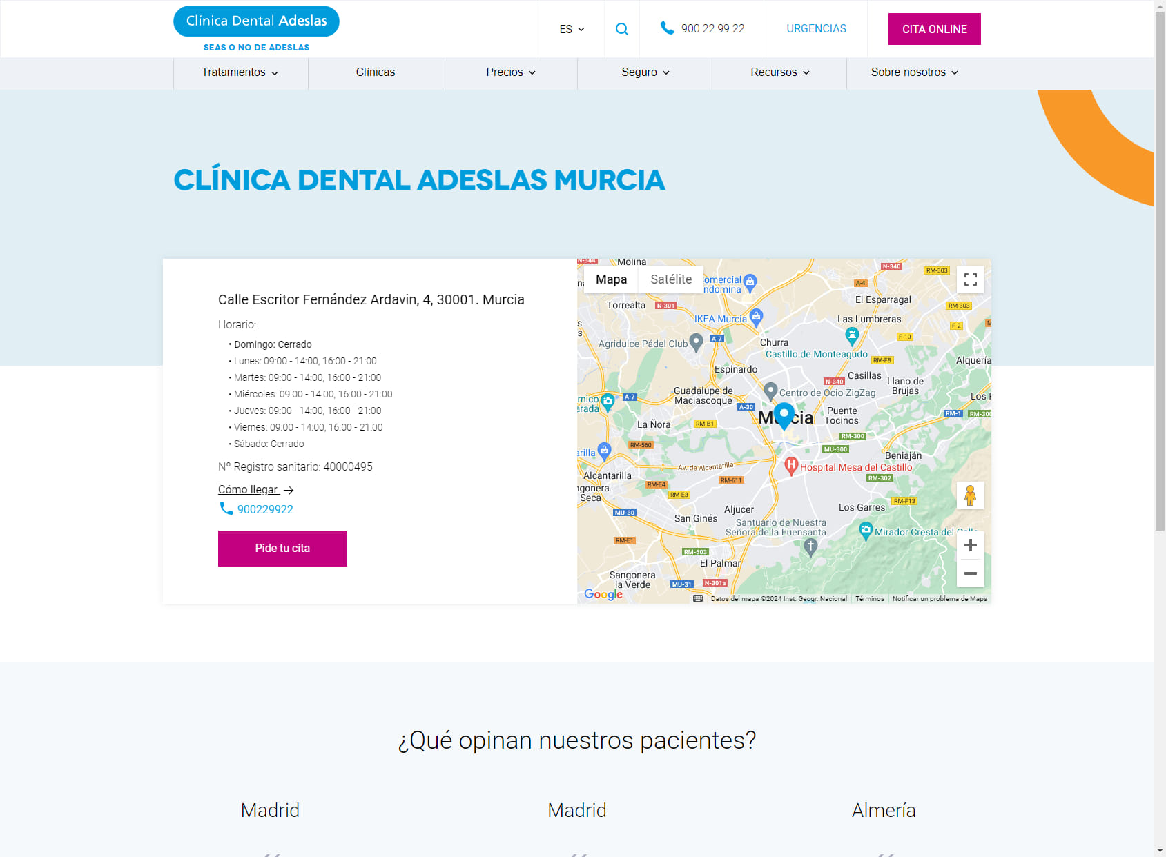 Adeslas Dental Clinic Murcia