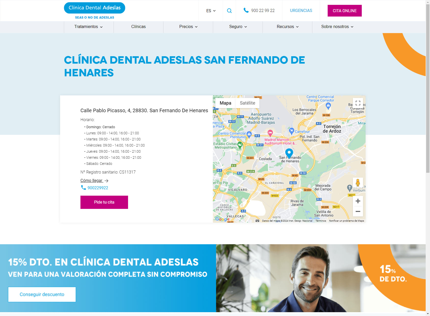 Adeslas Dental Clinic San Fernando de Henares