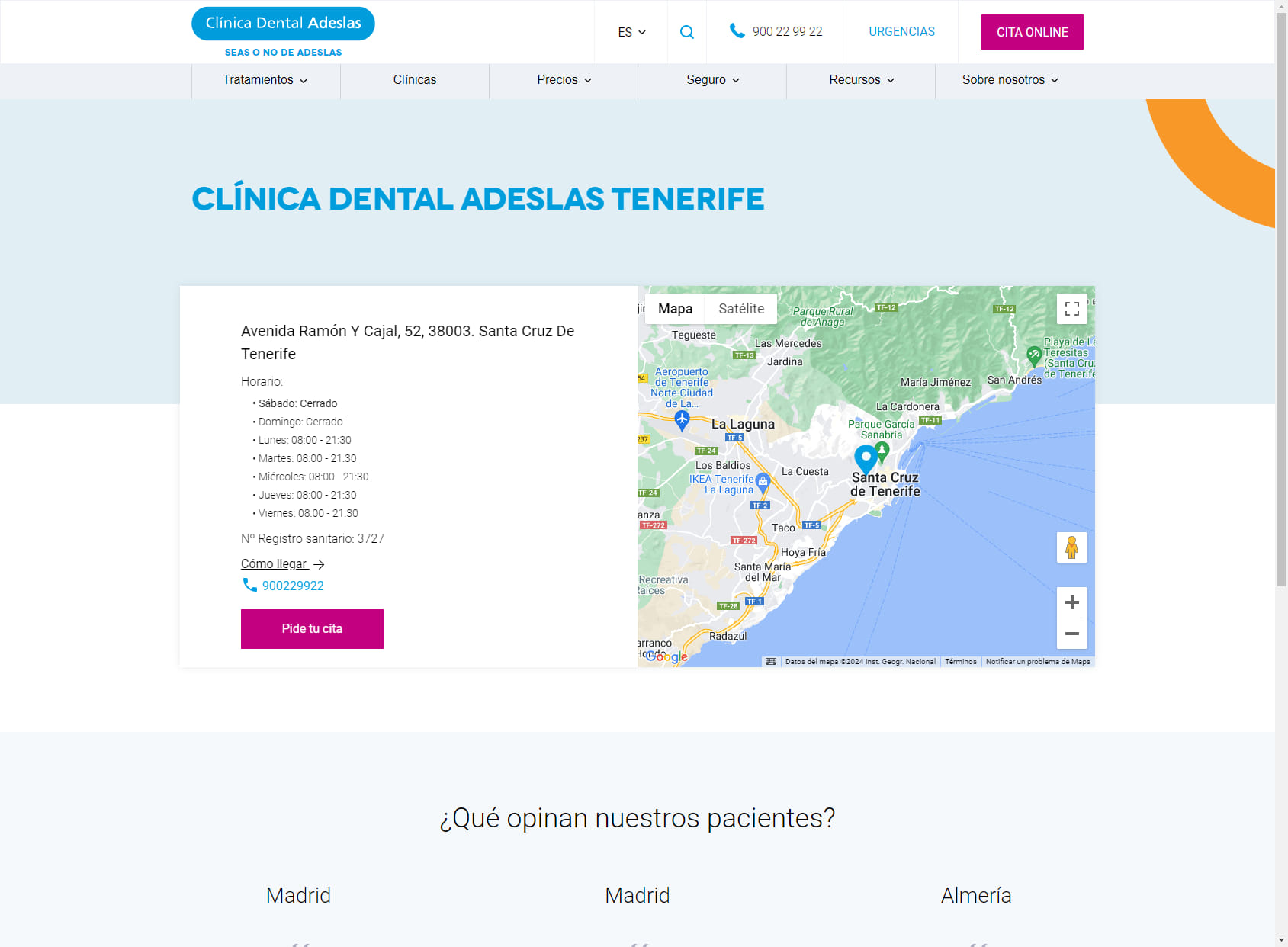 Adeslas Dental Clinic Tenerife