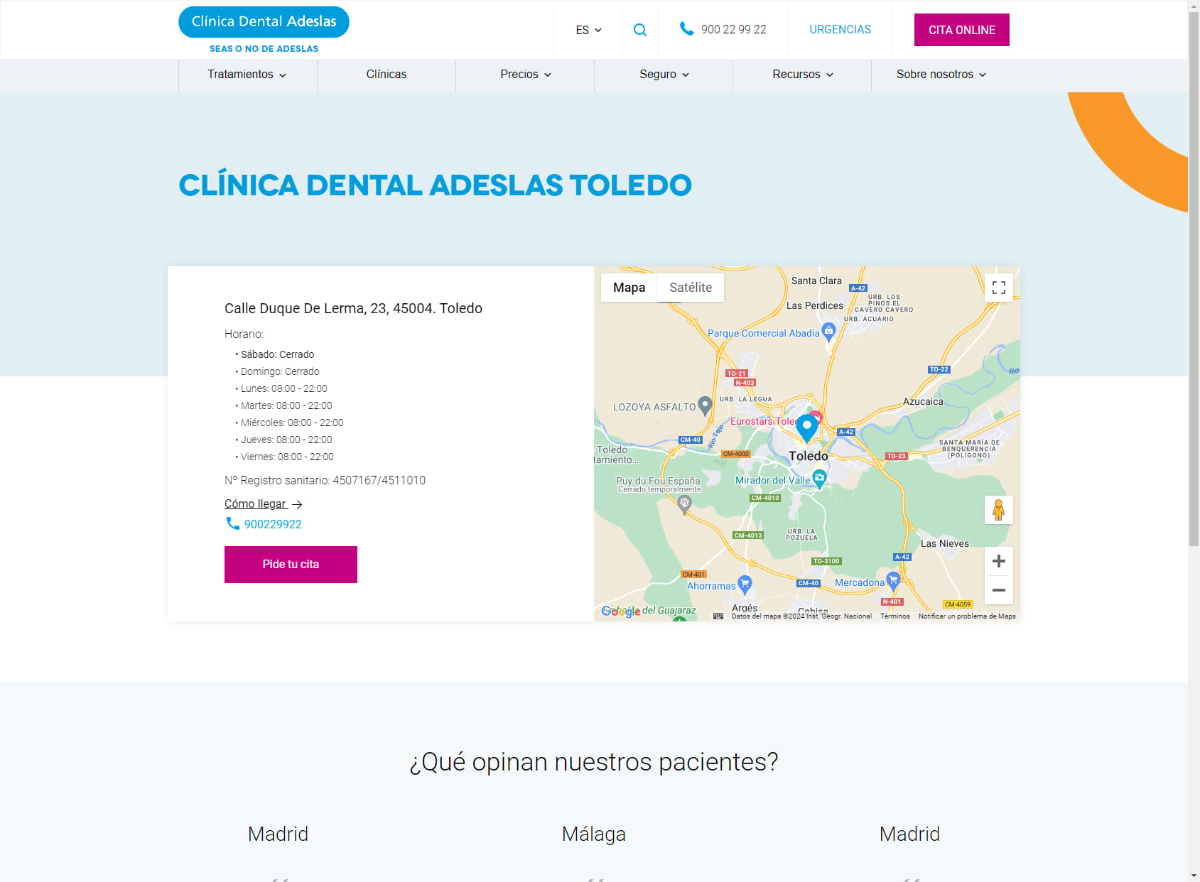 Adeslas Dental Clinic Toledo