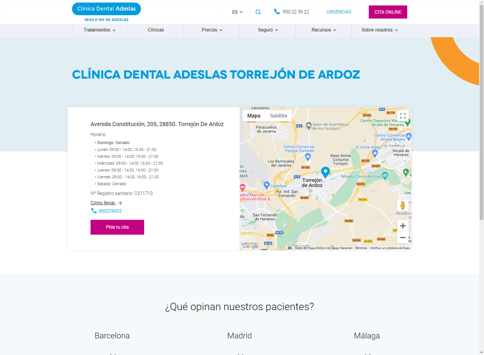 Adeslas Dental Clinic Torrejon De Ardoz