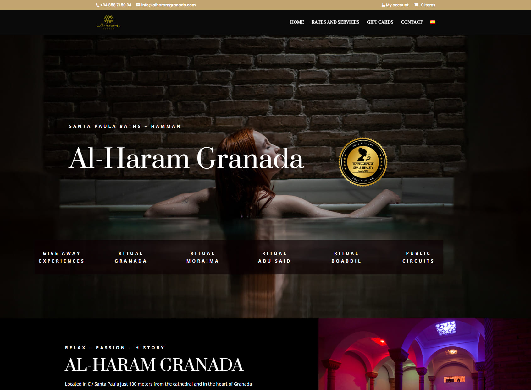 Al-Haram Hammam Baños Árabes Granada