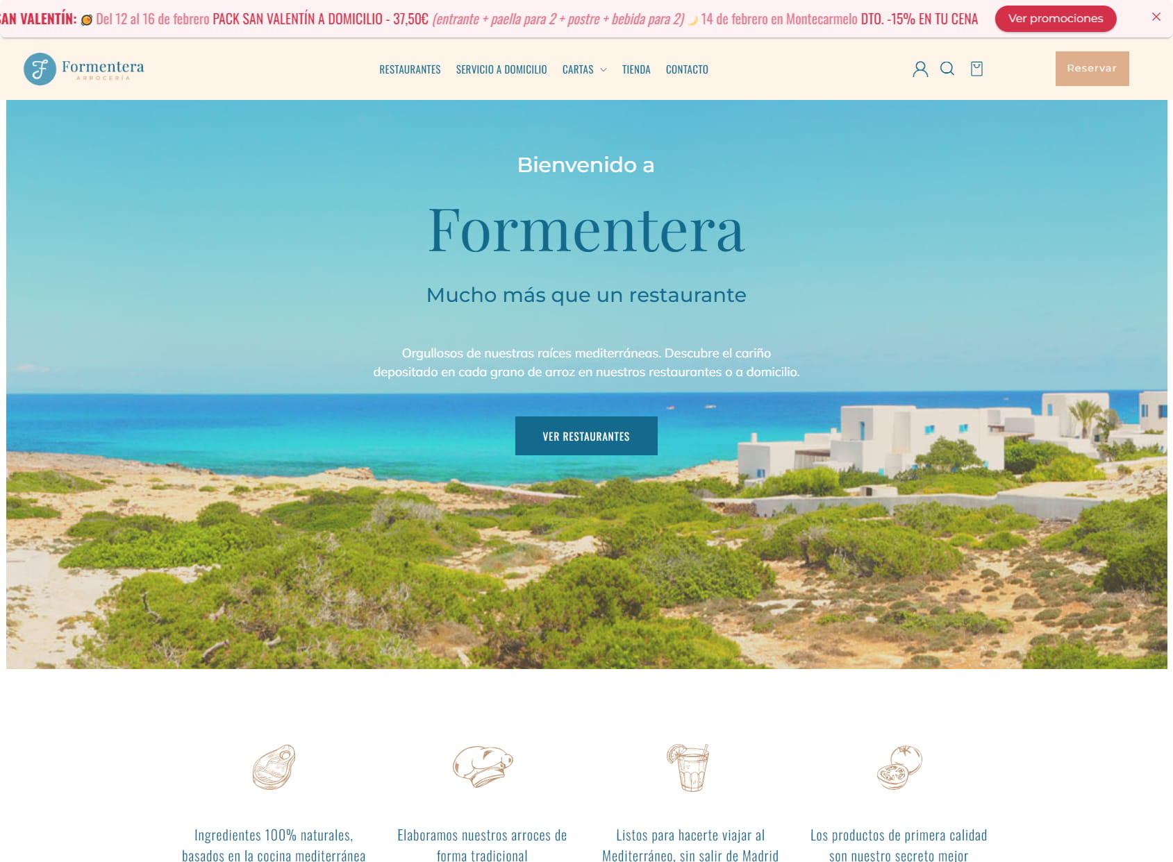 Restaurante Arroceria Formentera Alcobendas - paellas y arroces también a domicilio madrid