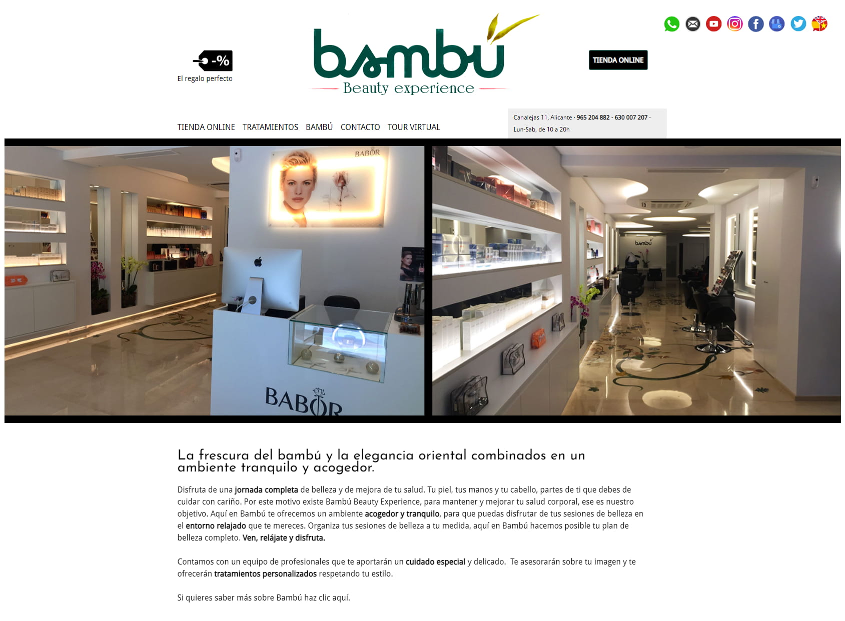 Bambú Centro de Estética y Peluquería Alicante