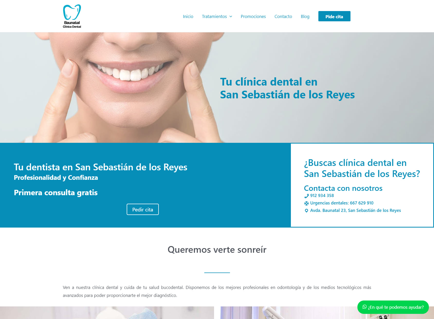 Clínica Dental Baunatal. Dentista en San Sebastián de los Reyes