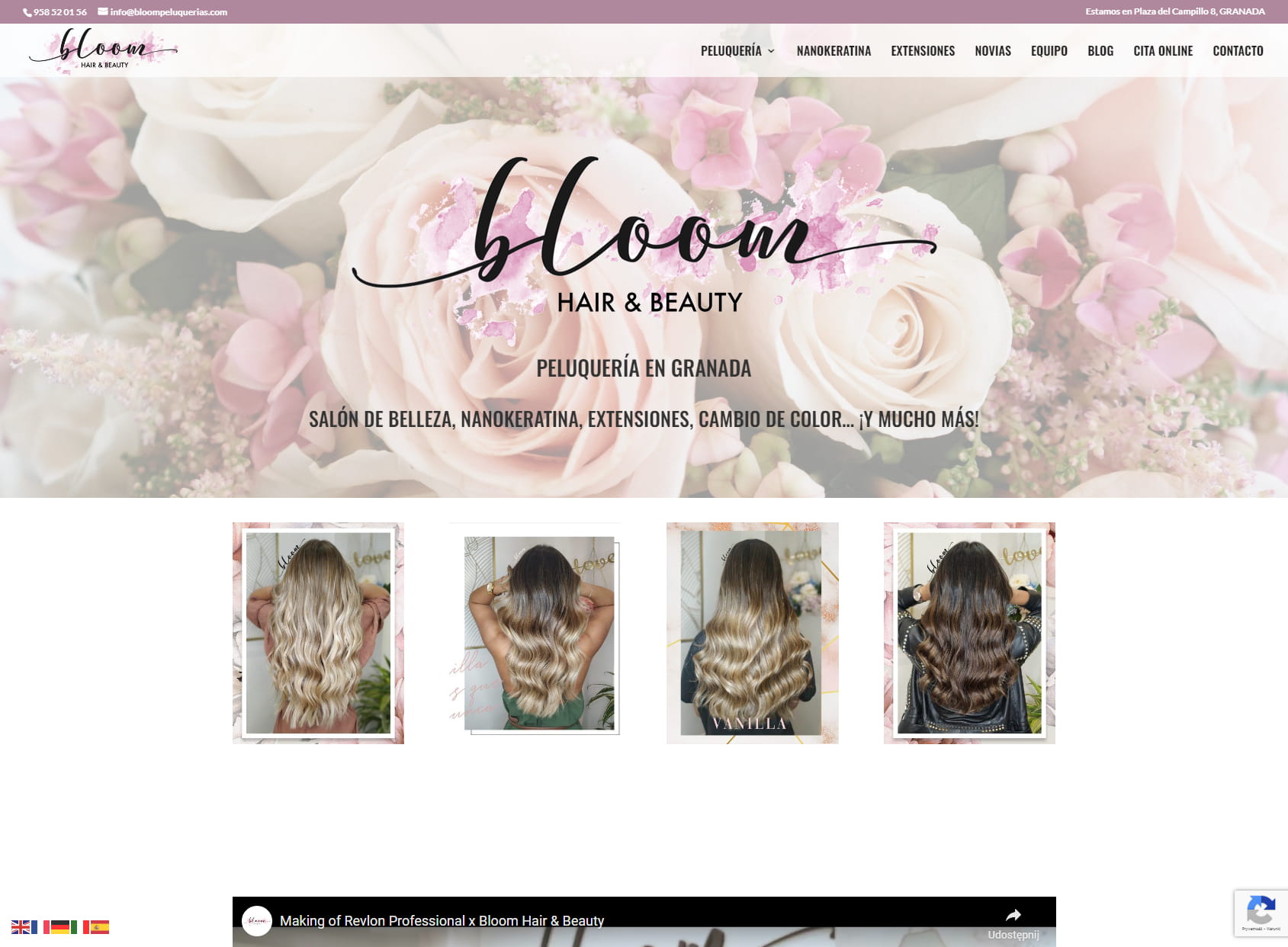 Bloom Hair & Beauty | WEB OFICIAL