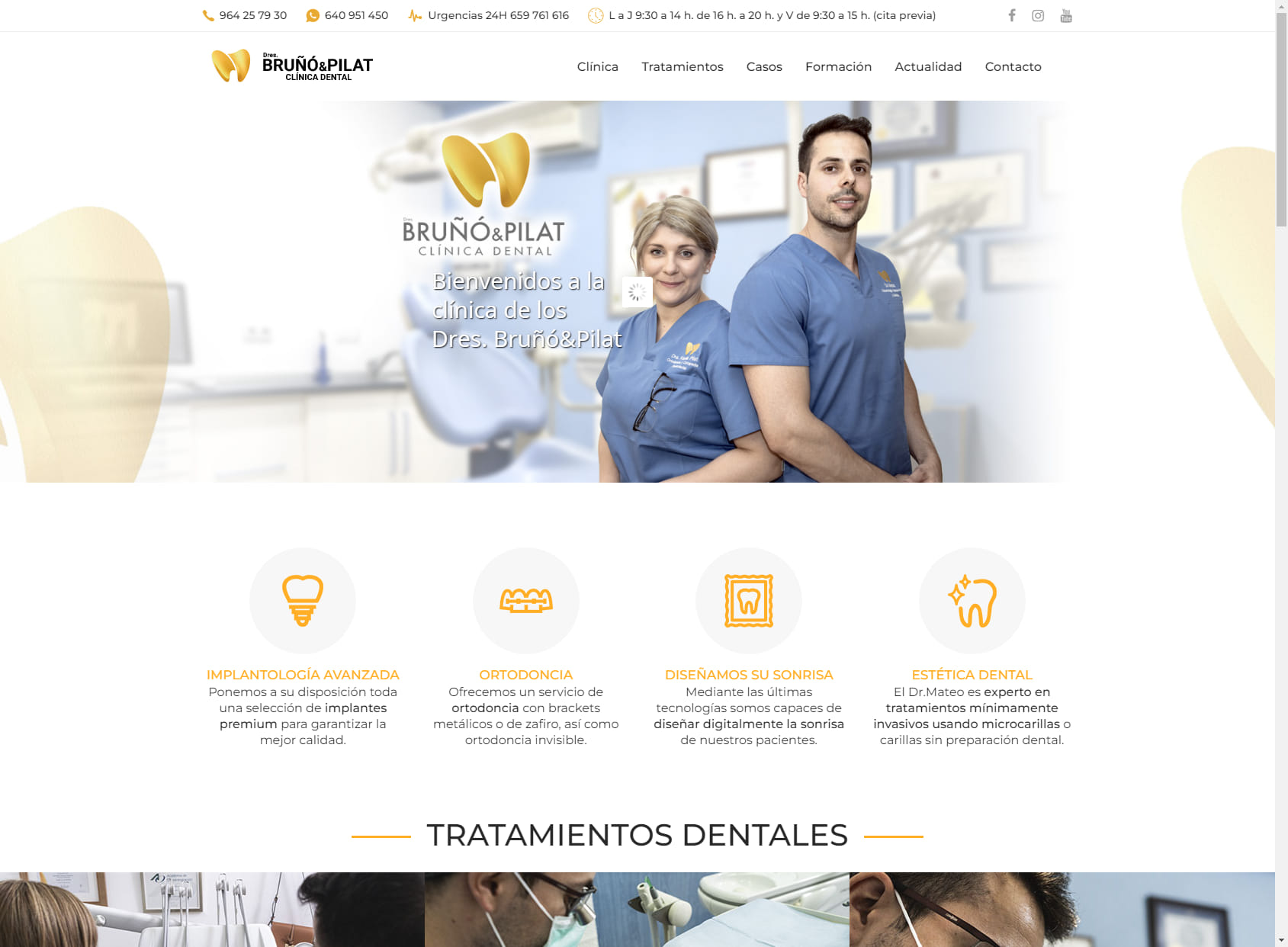 Dentistas - Dres. Bruño & Pilat