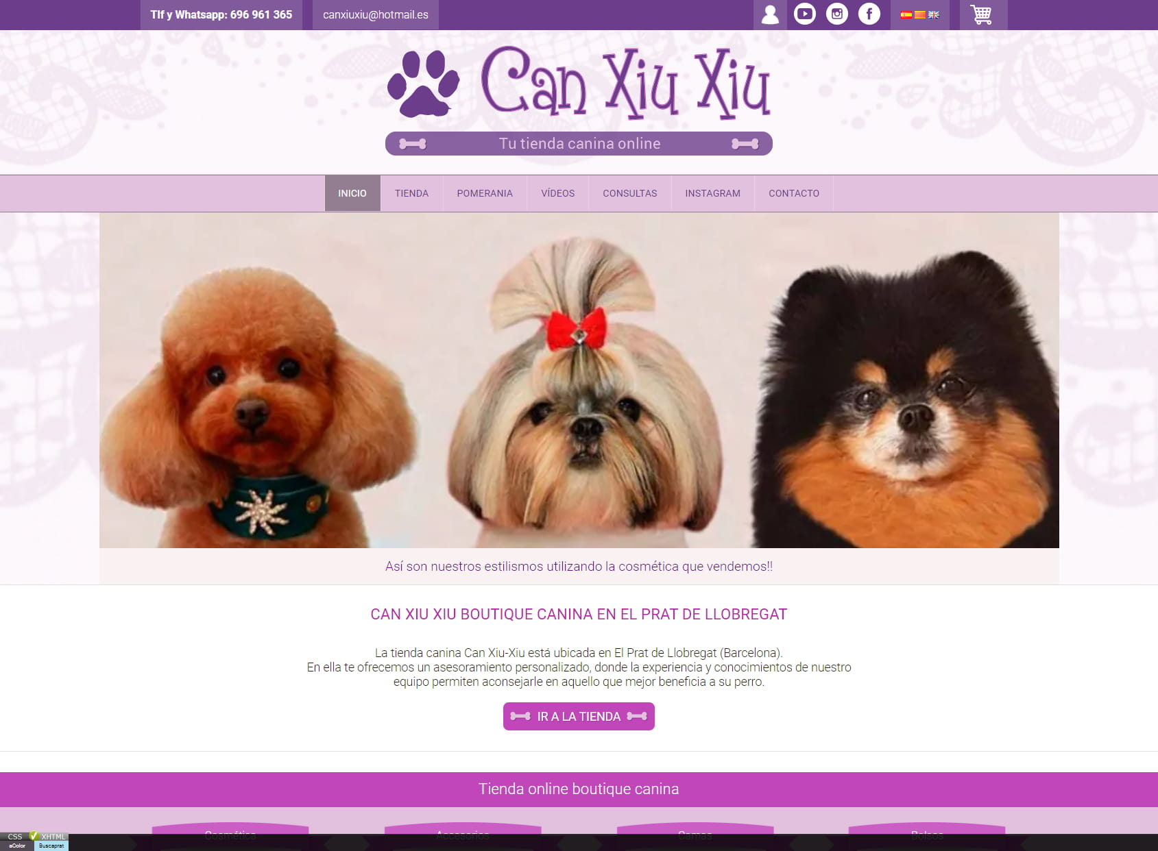 Can Xiu Xiu: Perruqueria Canina Pomerania