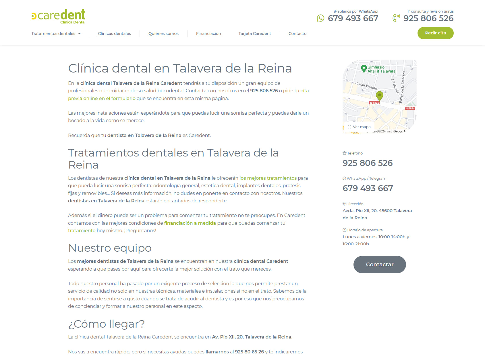 Clínica dental Caredent