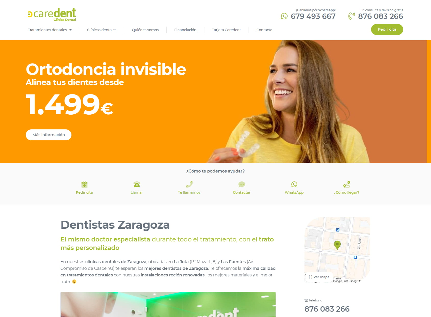 Clínica dental Caredent Zaragoza-Las Fuentes
