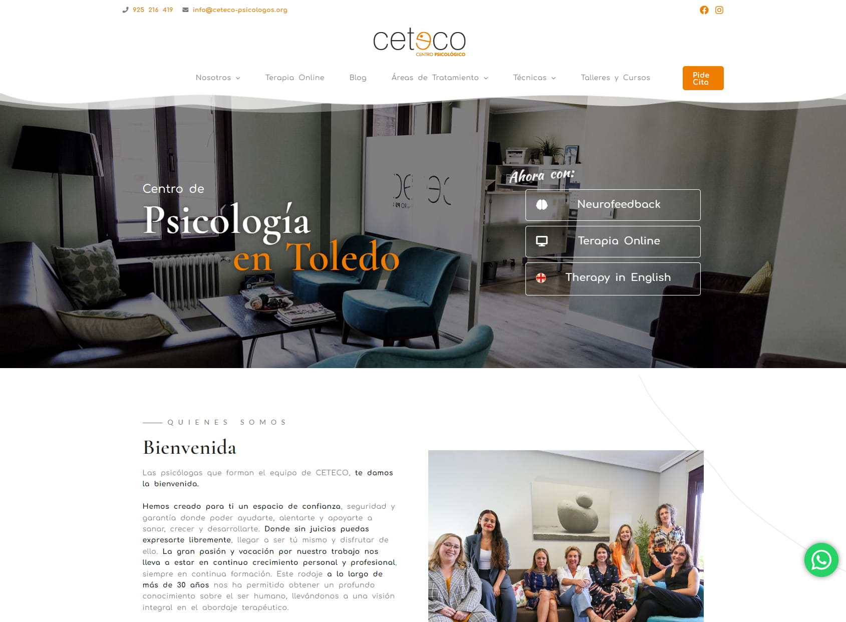 CETECO Centro Psicológico en Toledo