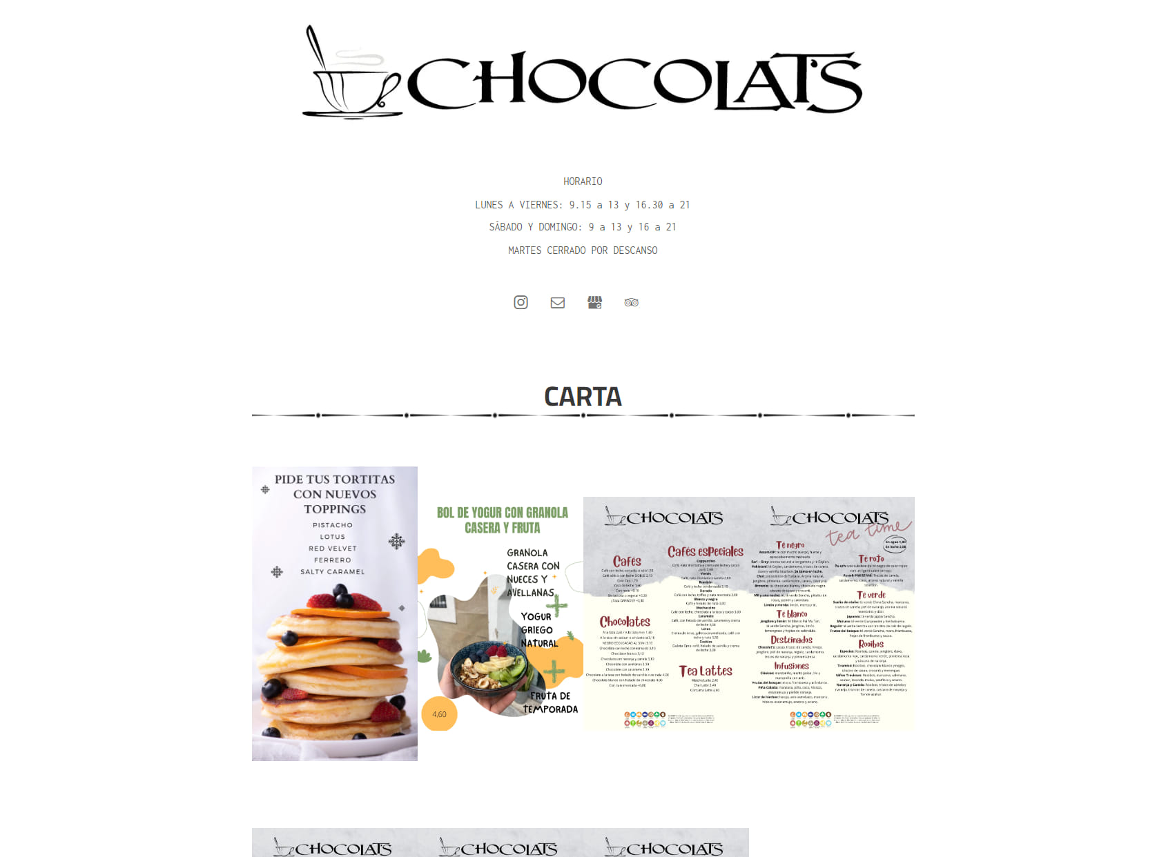 Cafetería Chocolat's