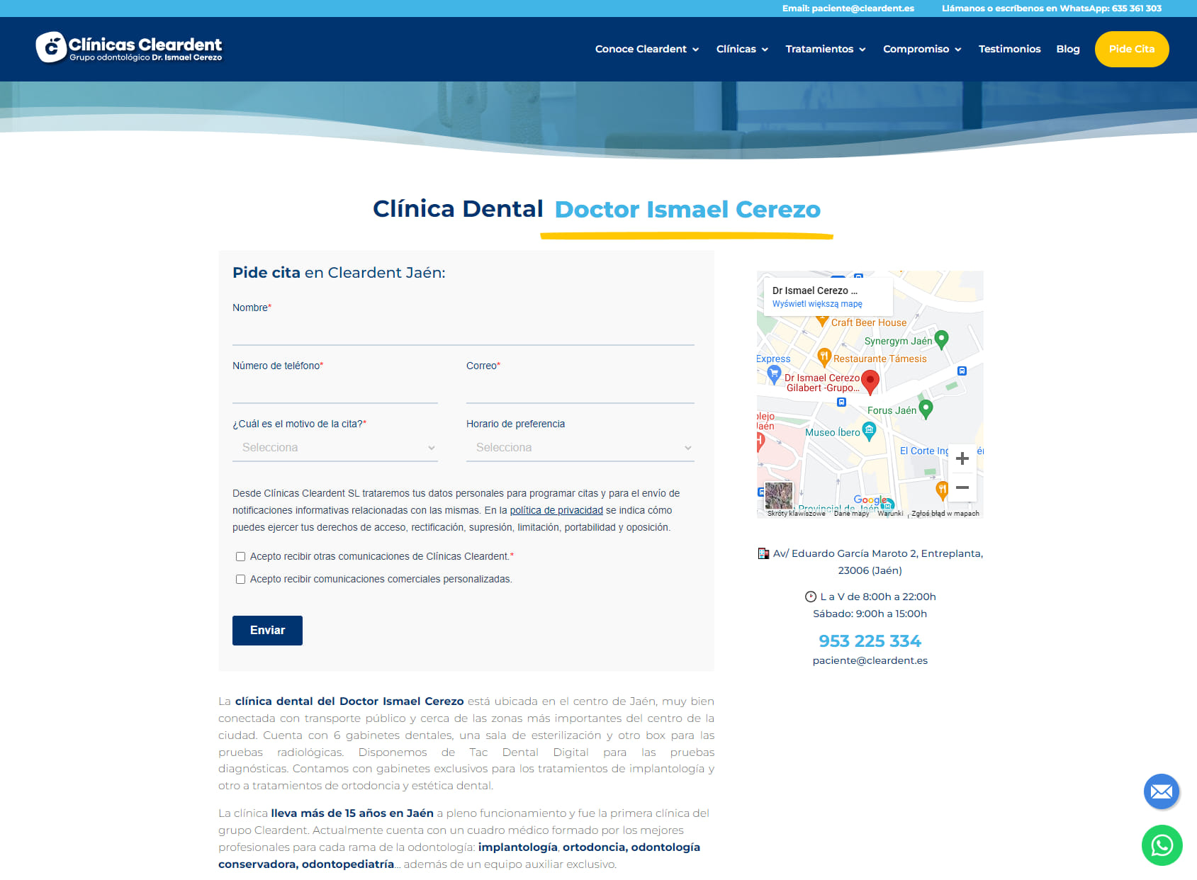 Dr Ismael Cerezo Gilabert -Grupo Odontológico Cleardent