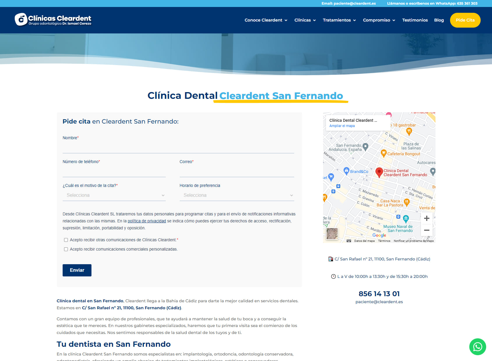Clínica Dental Cleardent San Fernando