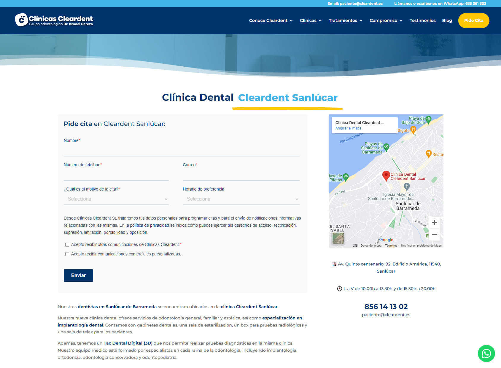 Clínica Dental Cleardent Sanlúcar