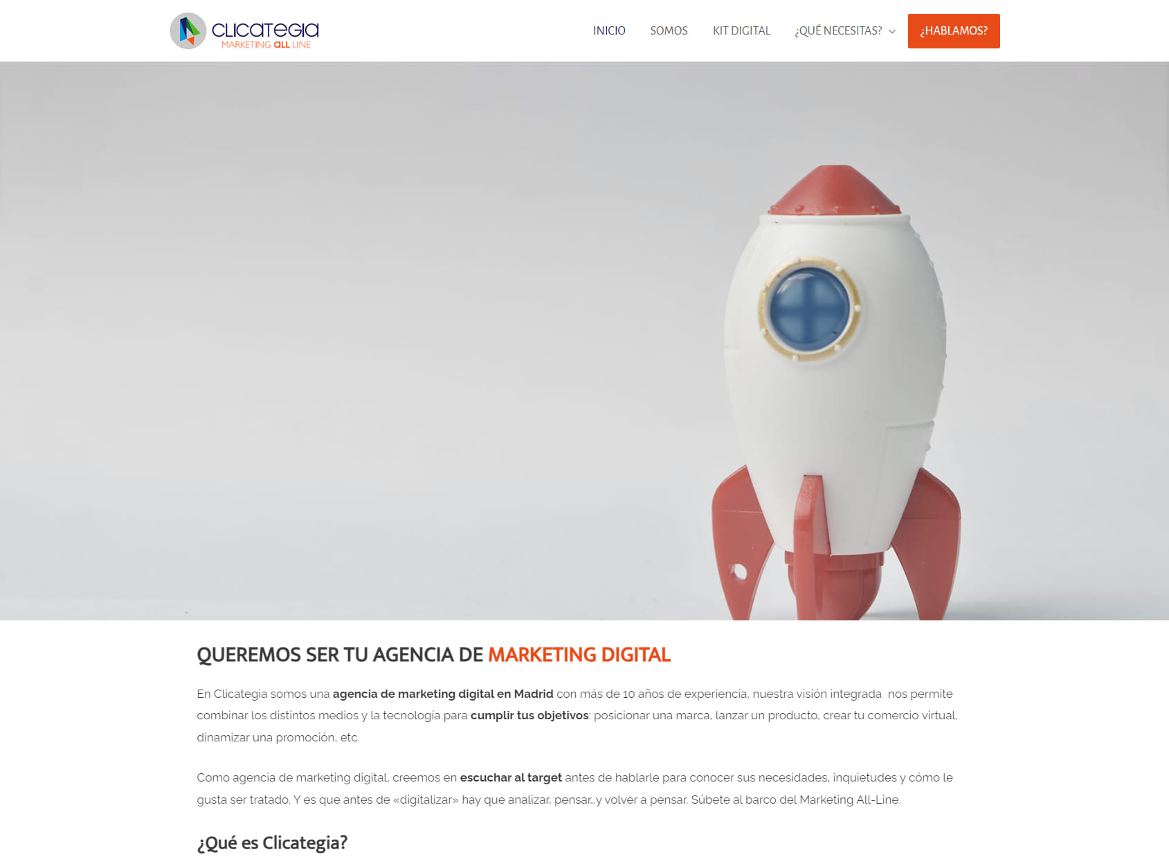 Agencia de Marketing Digital | Clicategia