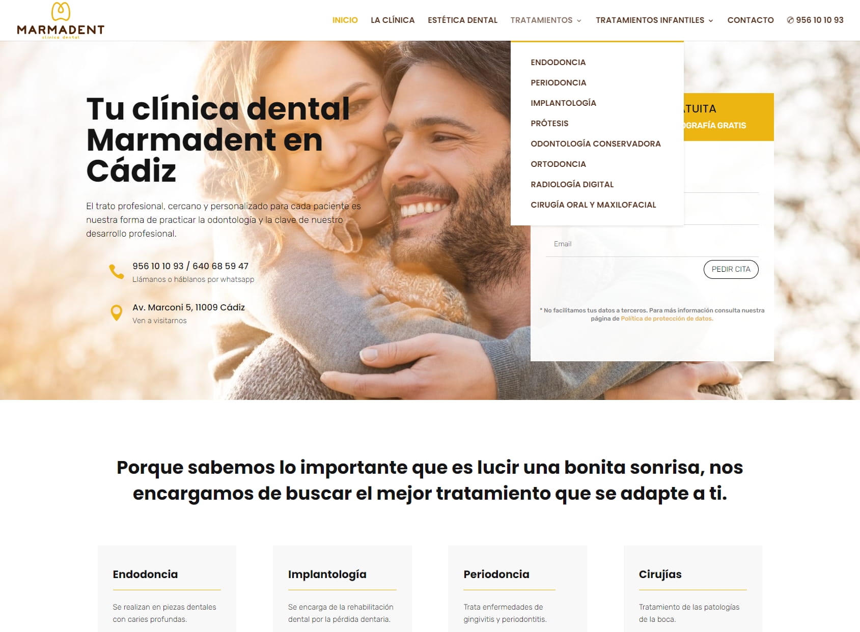 Clínica Dental Marmadent. Tu dentista en Cádiz