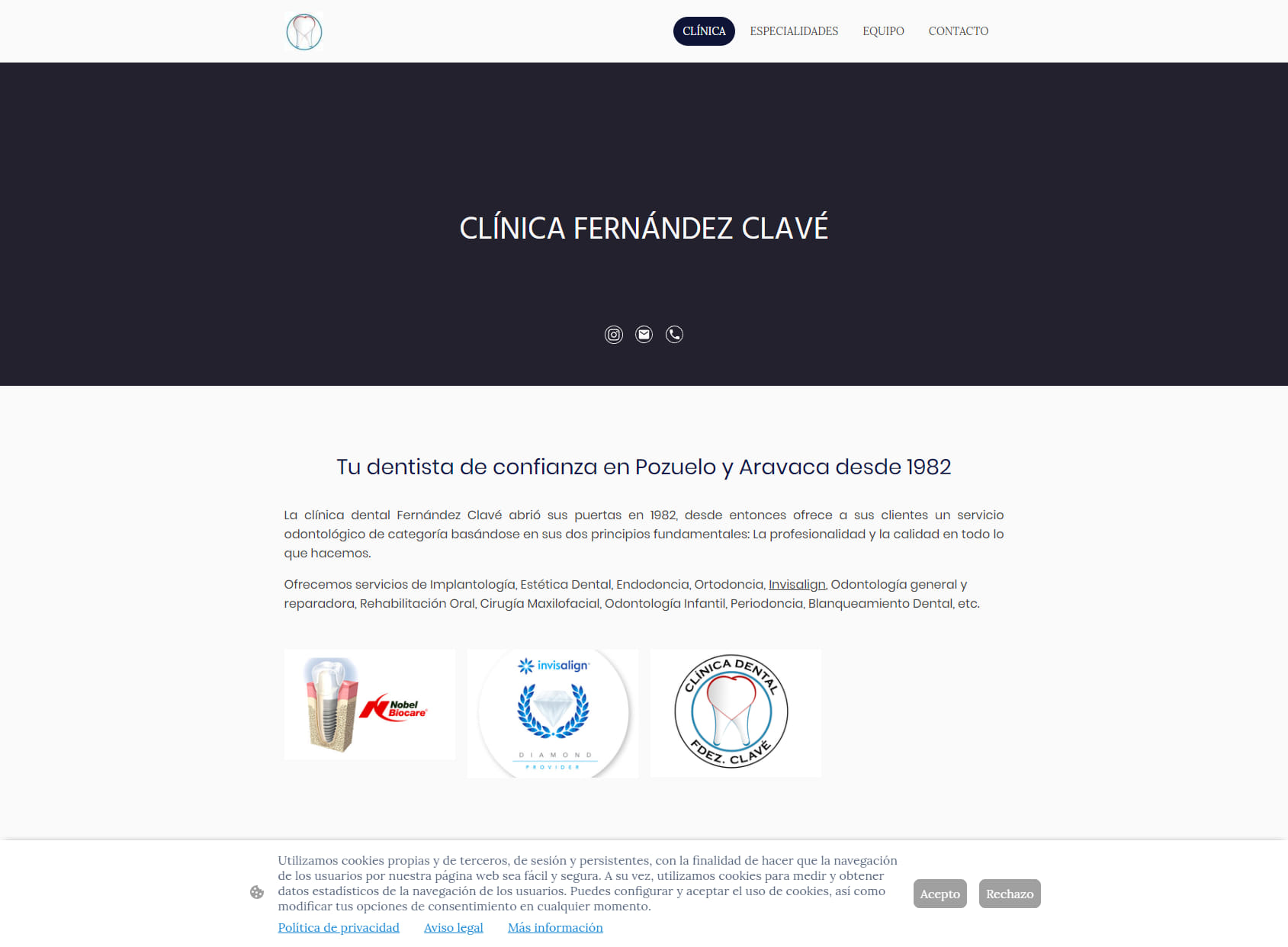 CLÍNICA DENTAL FERNÁNDEZ-CLAVÉ ortodoncia e Invisalign en pozuelo aravaca