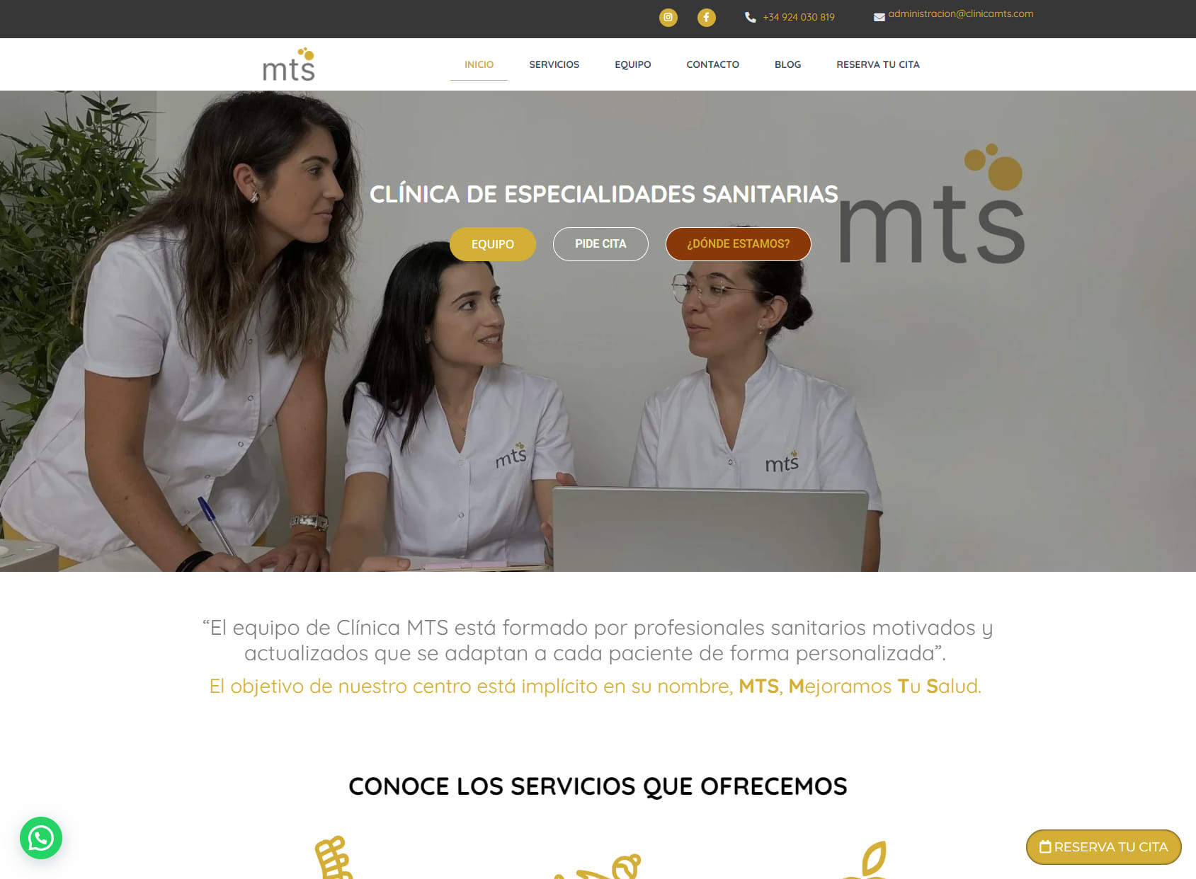 MTS | Clínica de Fisioterapia en Badajoz