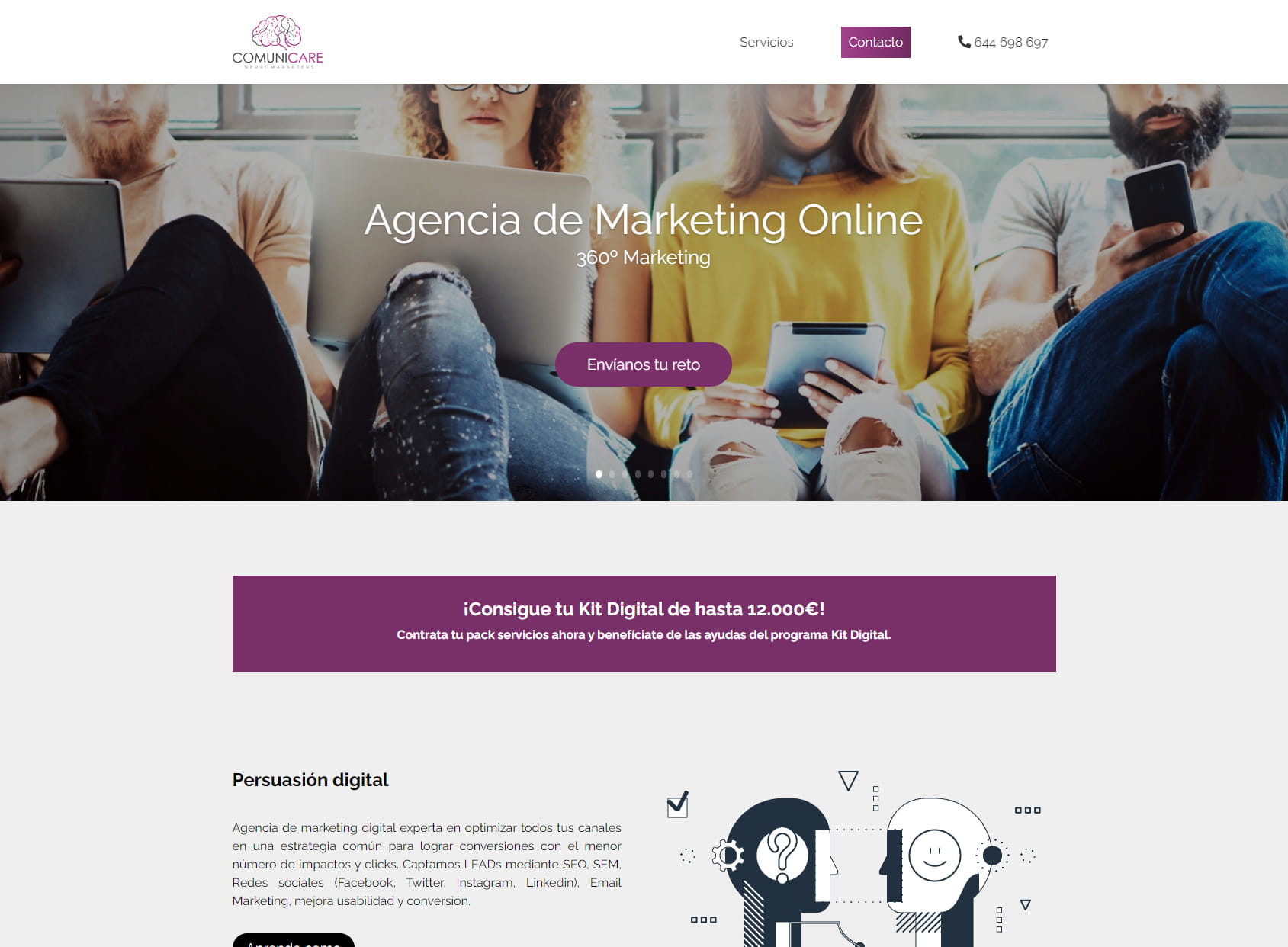 Comunicare | Agencia de marketing y comunicación - Marketing Agency Madrid