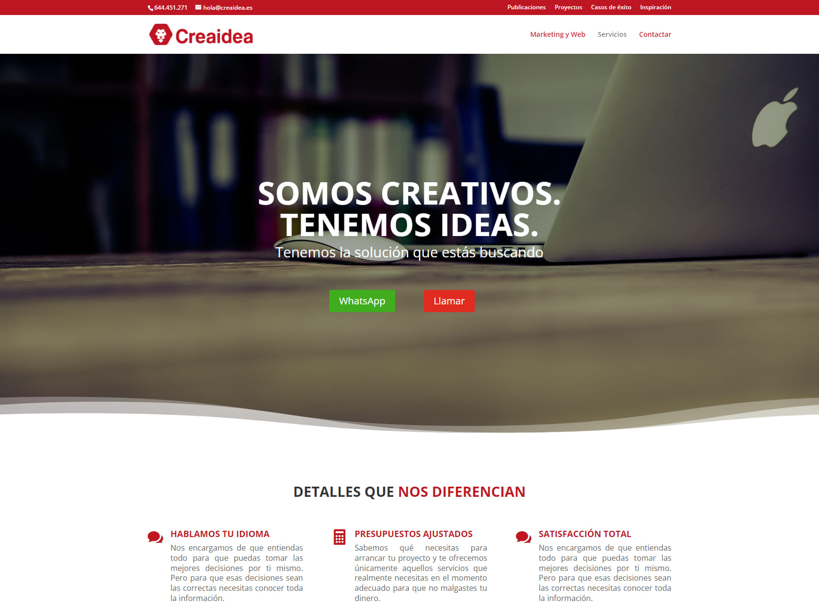 Creaidea - marketing y web