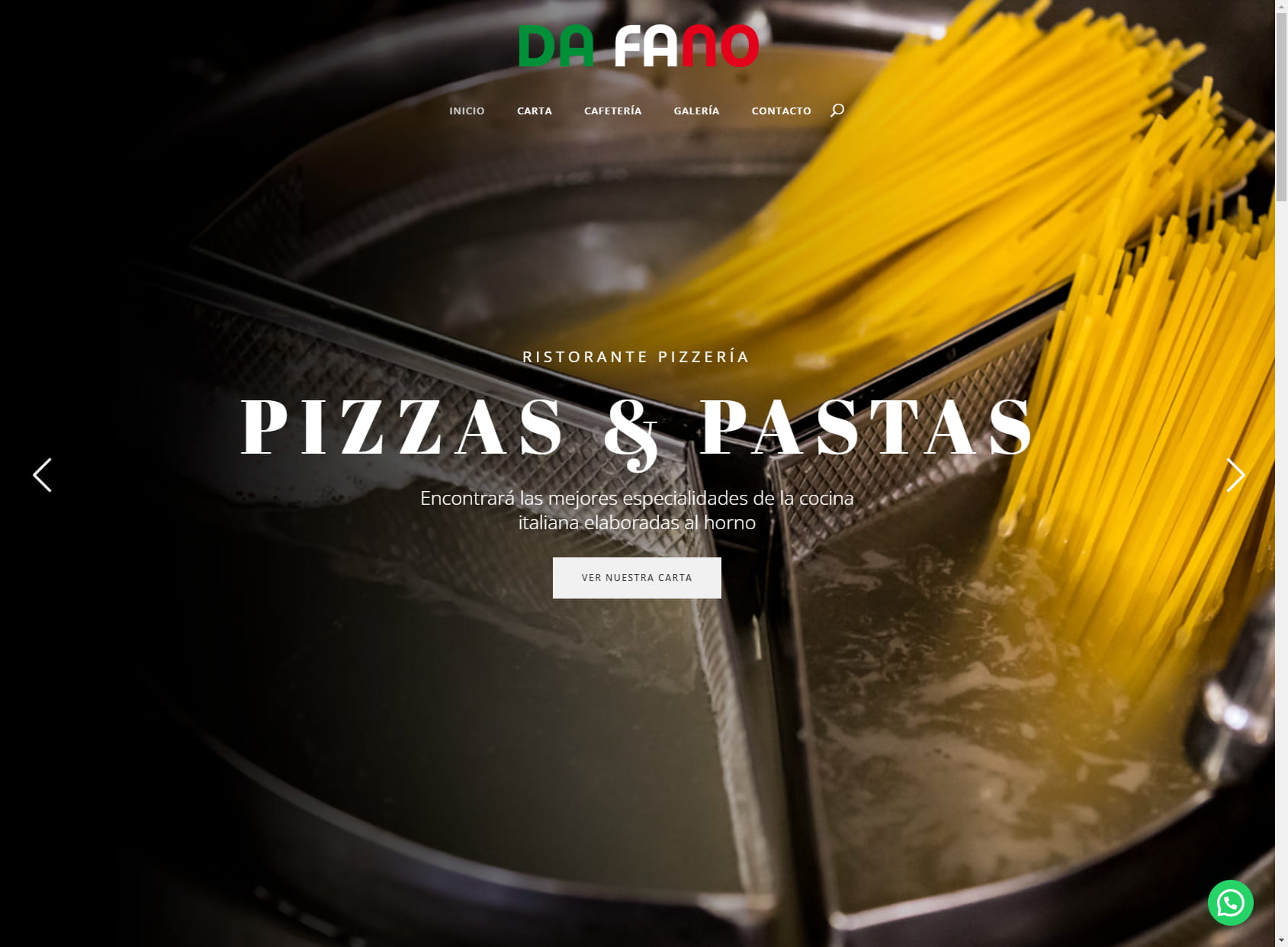 Restaurante - Pizzería Italiana Benalmádena - Da Fano