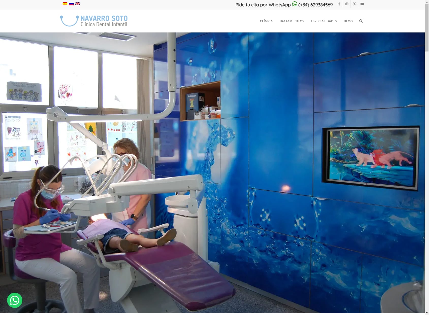 Children's Dental Clinic in Murcia - Navarro Soto
