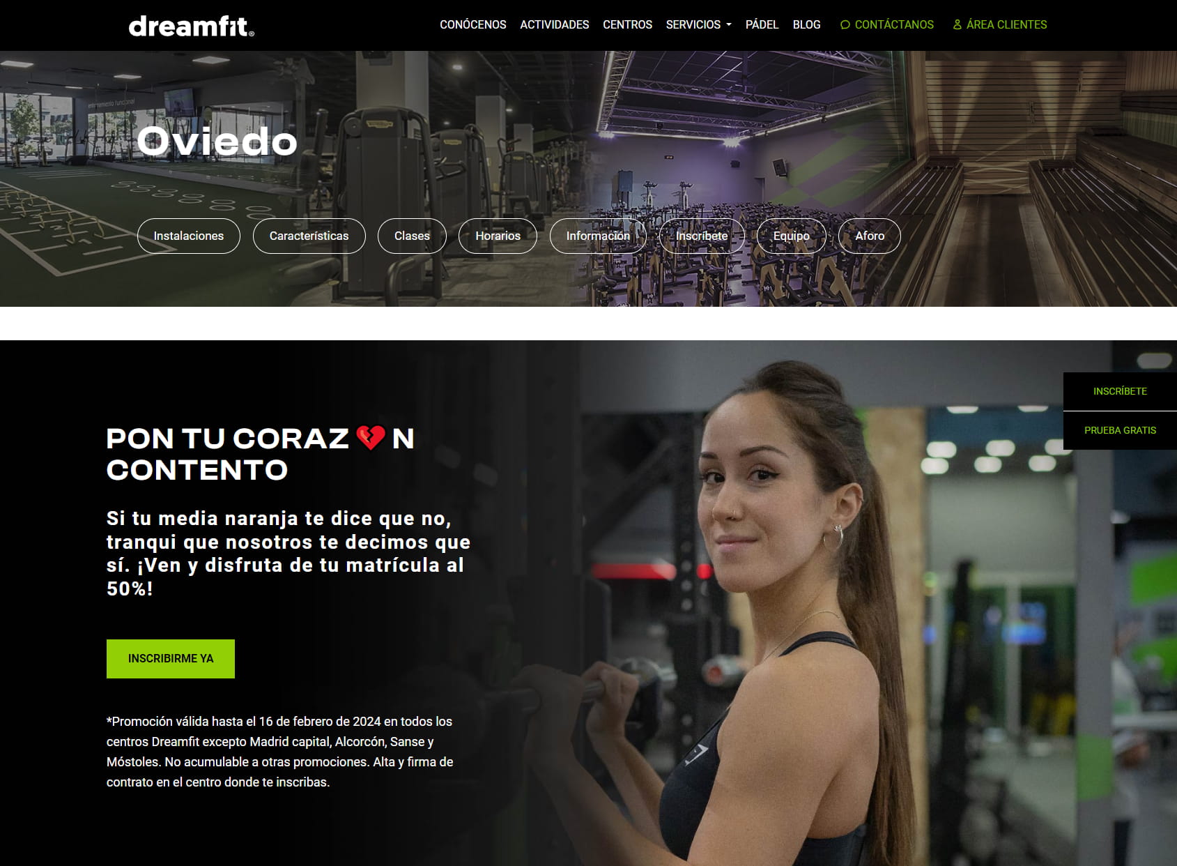 Dreamfit gym Oviedo