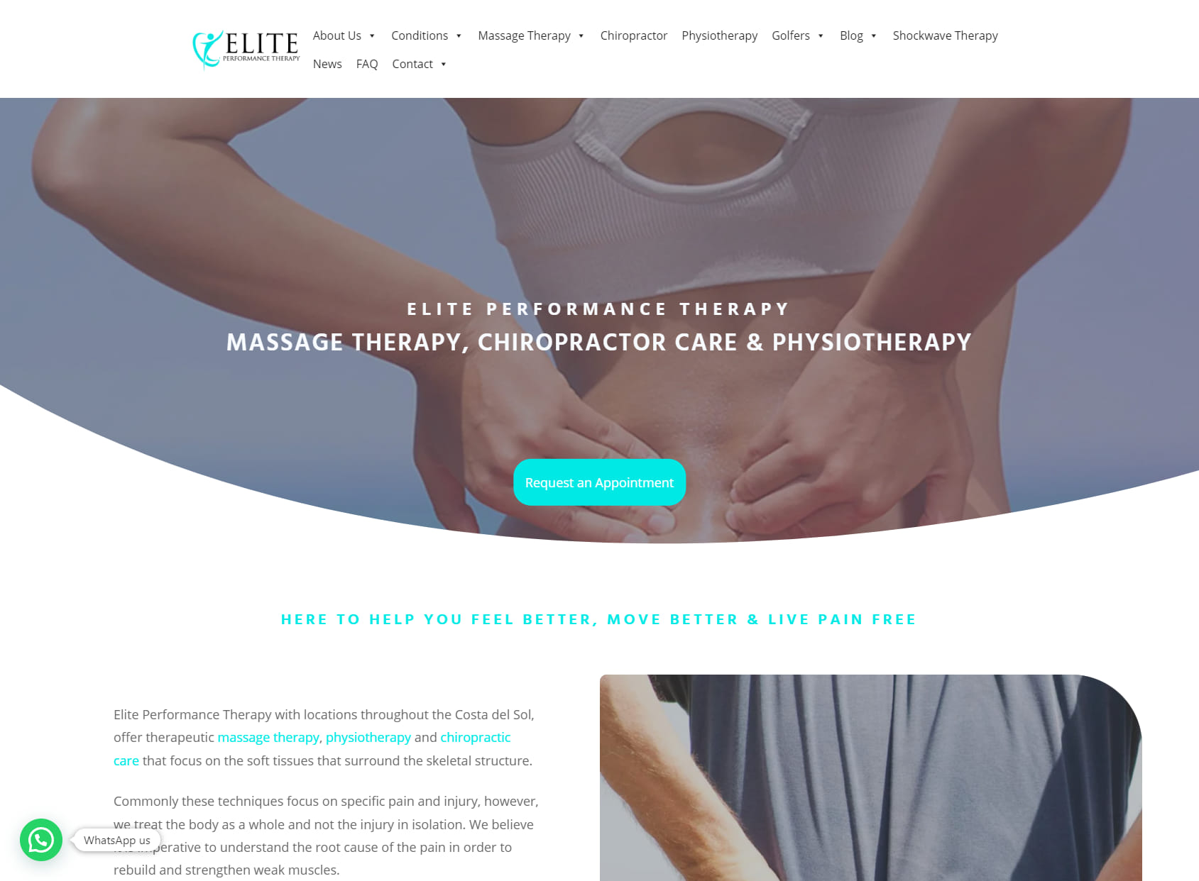 Elite Performance Therapy - Massage Therapy, Chiropractor & Physiotherapy