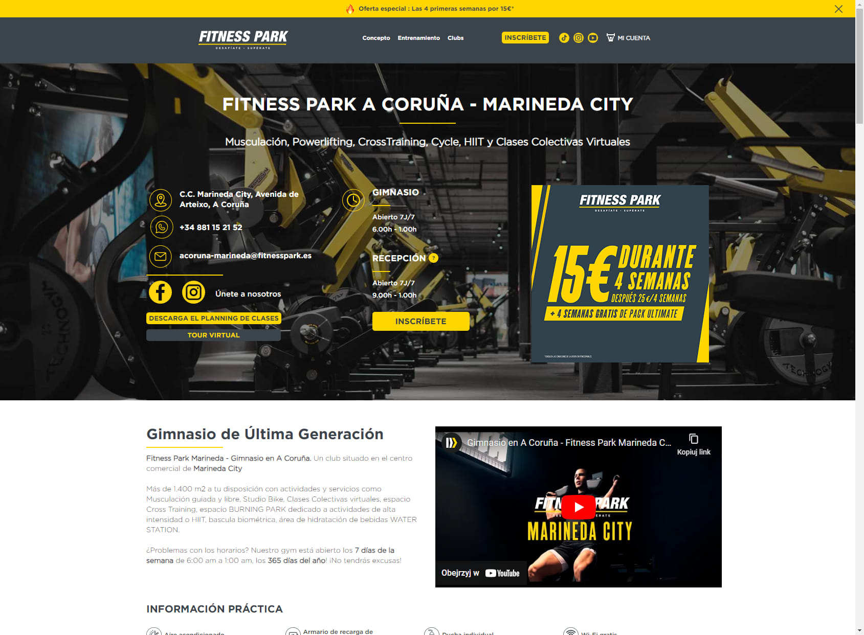 Fitness Park A Coruña - Marineda City