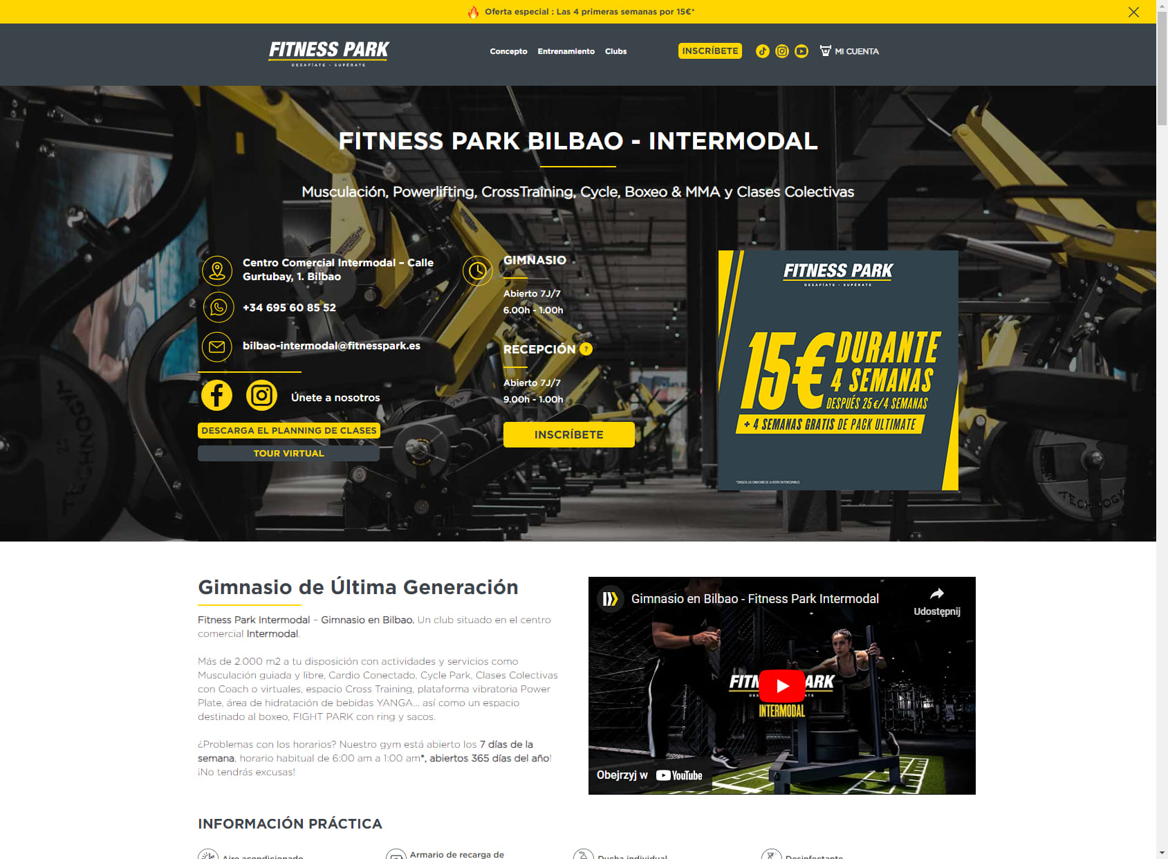 Fitness Park Bilbao-Intermodal