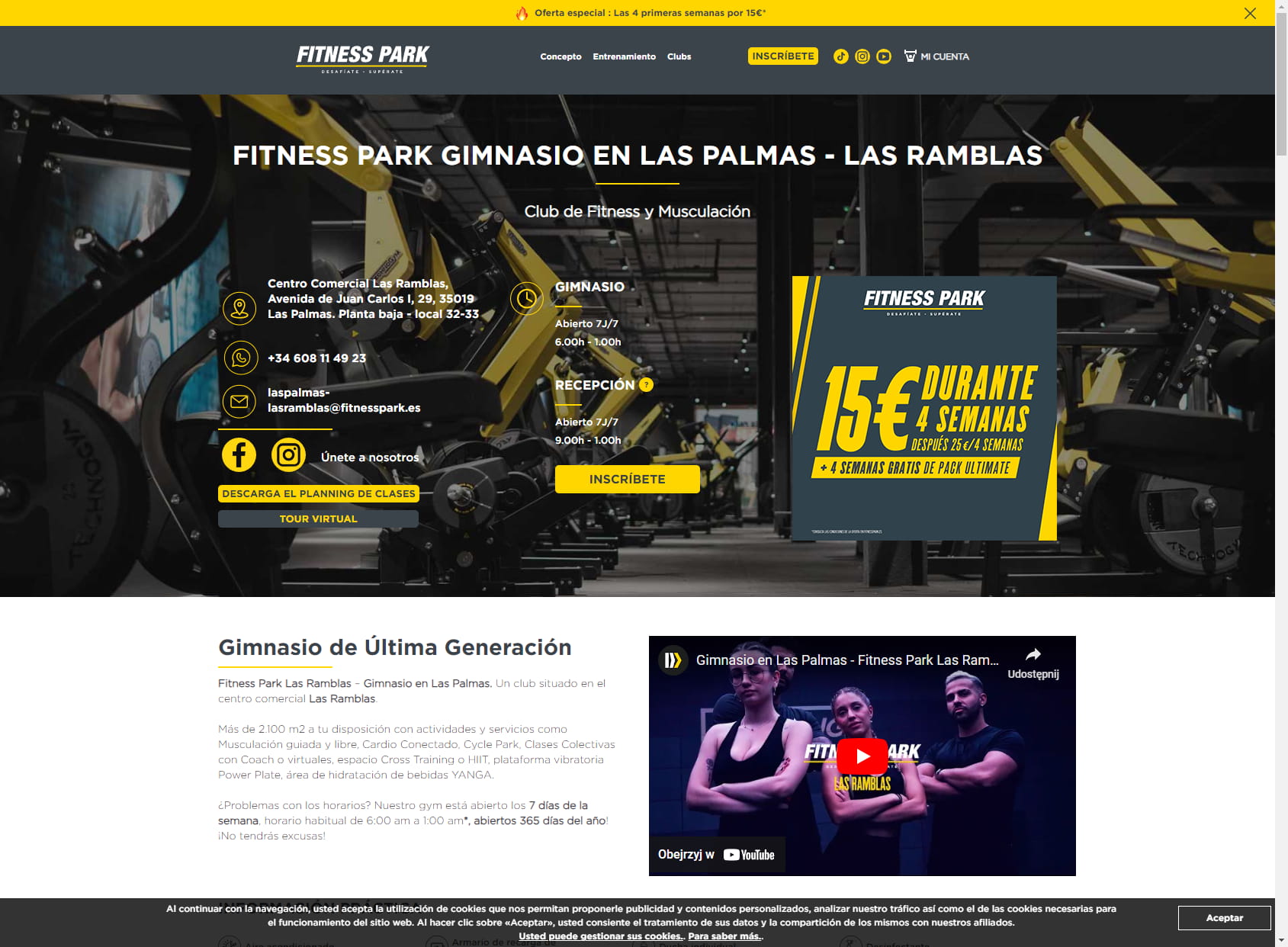 Fitness Park Las Palmas - Las Ramblas
