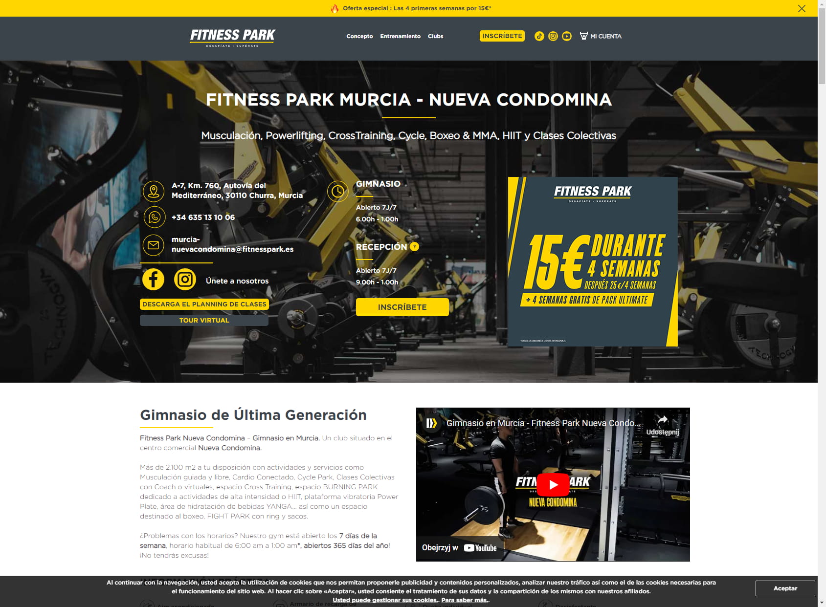 Fitness Park Murcia - Nueva Condomina