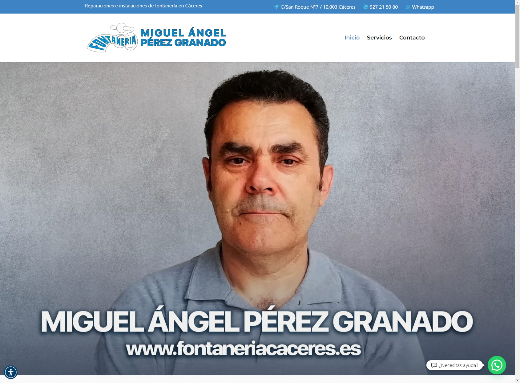 FONTANERIA CACERES - Miguel Ángel Pérez Granado